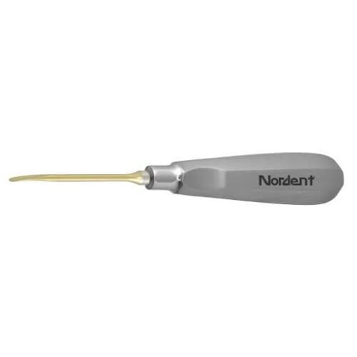 Nordent Luxating Elevator, #3CT, Curved, 3 mm, Titanium Nitride Coated, Stainless Steel Handle, 1/Pk, ELX3CT thumbnail 3