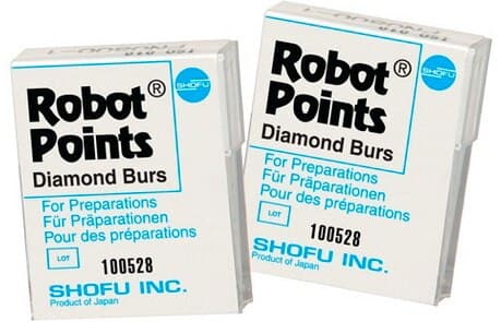 Shofu Robot Diamond Point, FG, Bud, ISO 243-020, 2.0 mm, Fine, Red, 883F-1, 1/Pk thumbnail 6