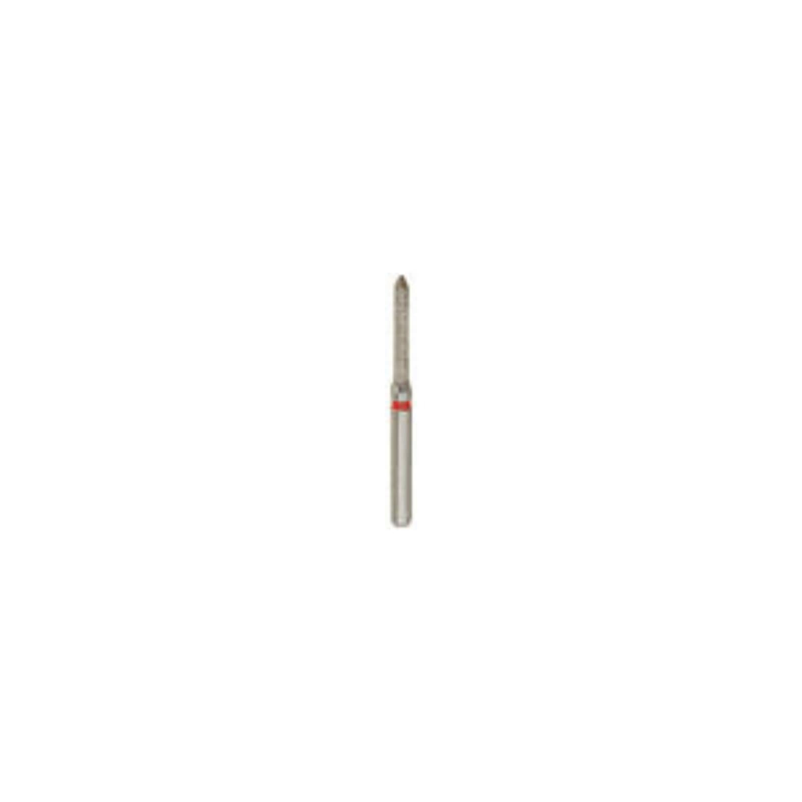 Midwest Multi-Use Diamond Bur #862-012, Extra Fine Grit, Flame Shape, Friction Grip, 1.2 mm Diameter, 8.0 mm Length, 5/Pk thumbnail 2
