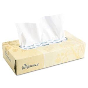 Georgia-Pacific Pacific Blue Select 2-Ply Facial Tissue, 7.5" x 8.4", White, 100 Sheets/Box, 30 Boxes/Case (48100) thumbnail 4