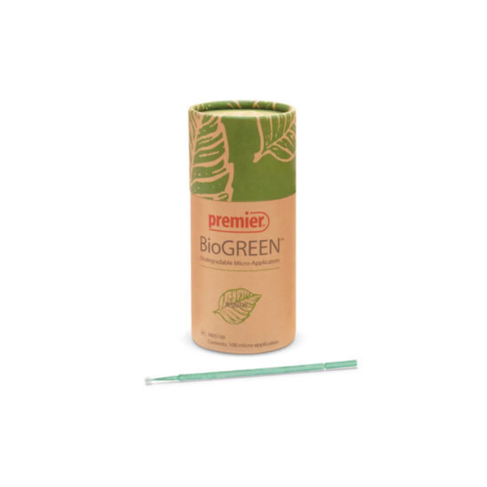 BioGREEN Micro-Applicator, Regular, Green, 100/Tube, 3005100 thumbnail 6