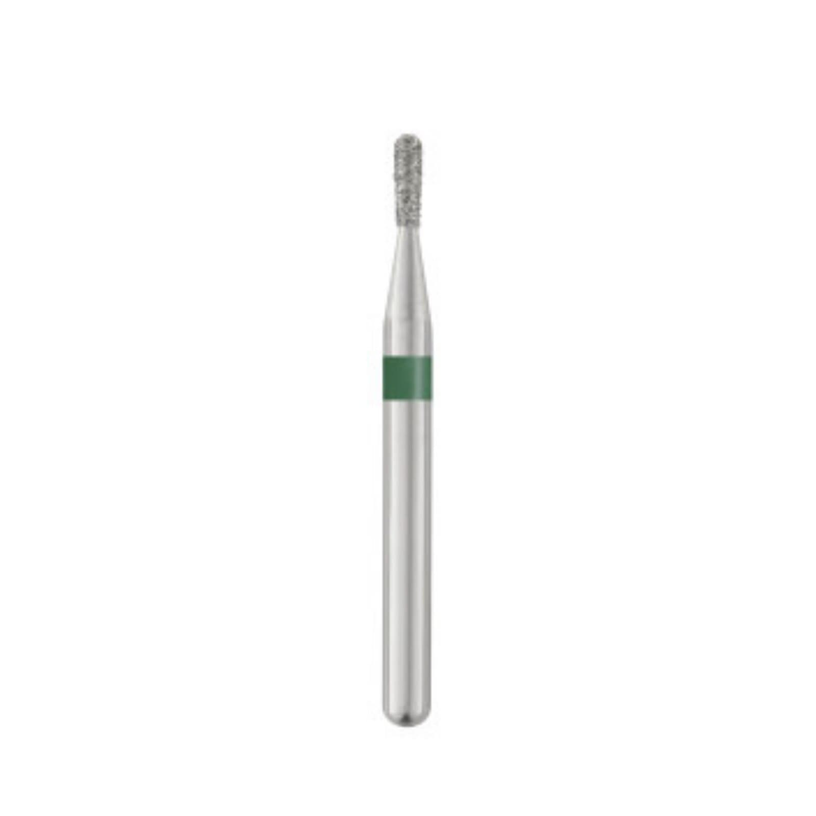 SS White Piranha Diamond Single-Use Burs, FG, Pear, #830-010, 1.0 mm, Coarse, Green, 25/Pk, 830-010C thumbnail 3