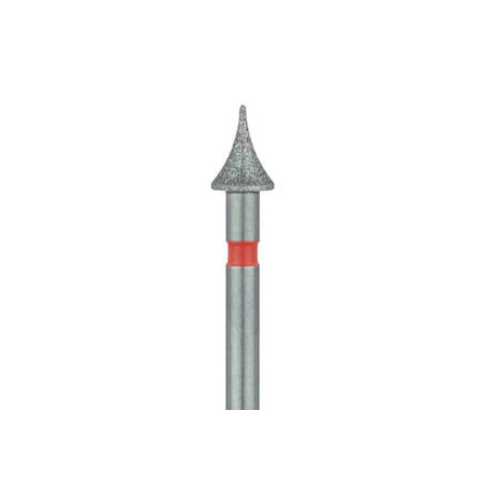 Meisinger Multi-Use Diamond Bur, Friction Grip, Interproximal, Mosquito Shape, Fine Grit (Red), 3.1 mm Head, 5/Pk, 820F-031-FG thumbnail 4