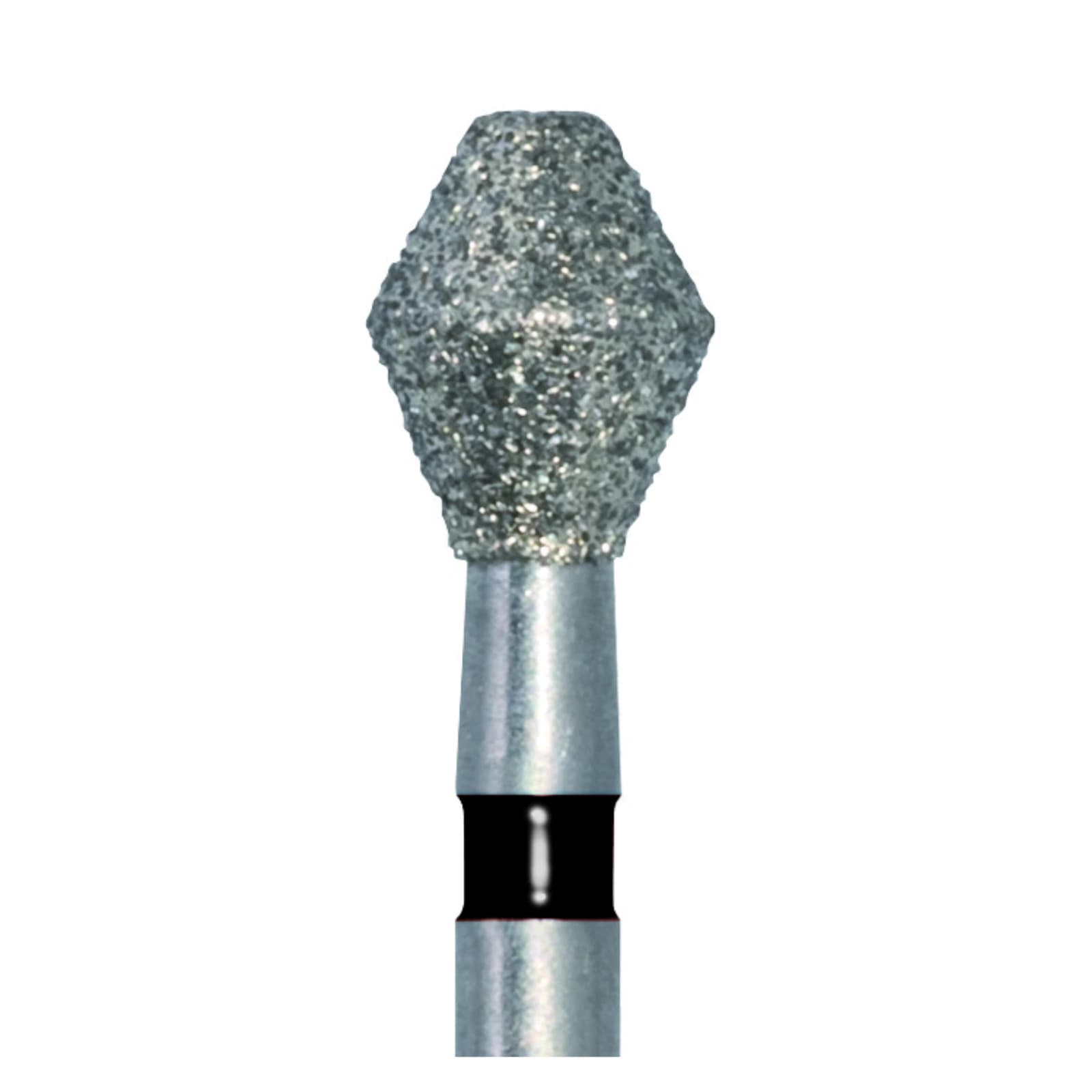 Meisinger 811H-033-FG Diamond Bur, FG, Super Coarse, Black, Barrel, 3.3 mm Head Diameter, 4.0 mm Head Length, 5/Pkg thumbnail 3