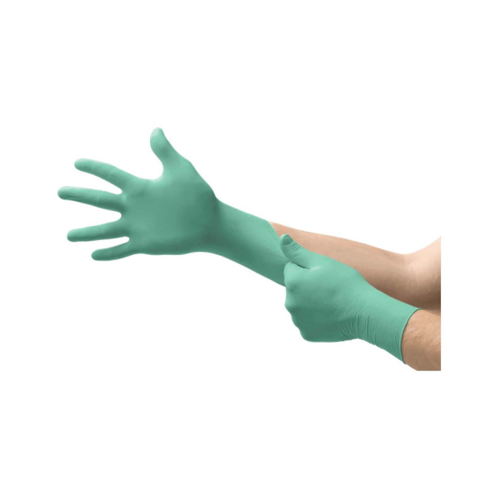Micro-Touch Affinity Synthetic Exam Gloves, Powder-Free, Non-Sterile, Large, Green, Textured Fingertips, 100/Box, 3773 thumbnail 11