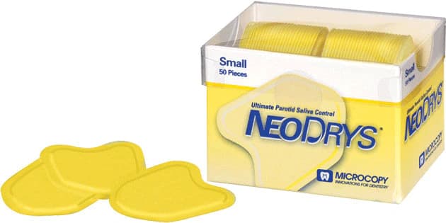 NeoDrys ReFlective Saliva Absorbents, Small (Yellow), 50/Box, DYRS thumbnail 12