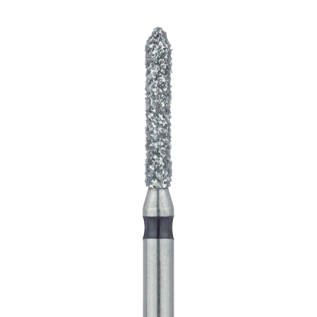 Meisinger 885H-014-FG Diamond Bur, Super Coarse, Pointed Cylinder, Friction Grip, 1.4 mm Head Diameter, 8 mm Working Length, 5/Pack thumbnail 3