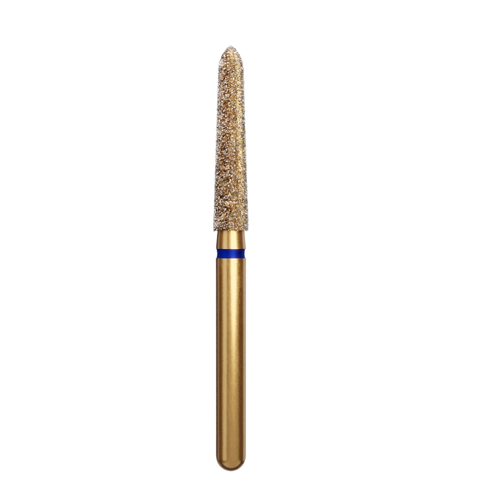Alpen Multilayer Diamond Bur FG 879K-021, Coarse Grit, Curettage/Pointed Taper, Friction Grip, 5/Pk thumbnail 2