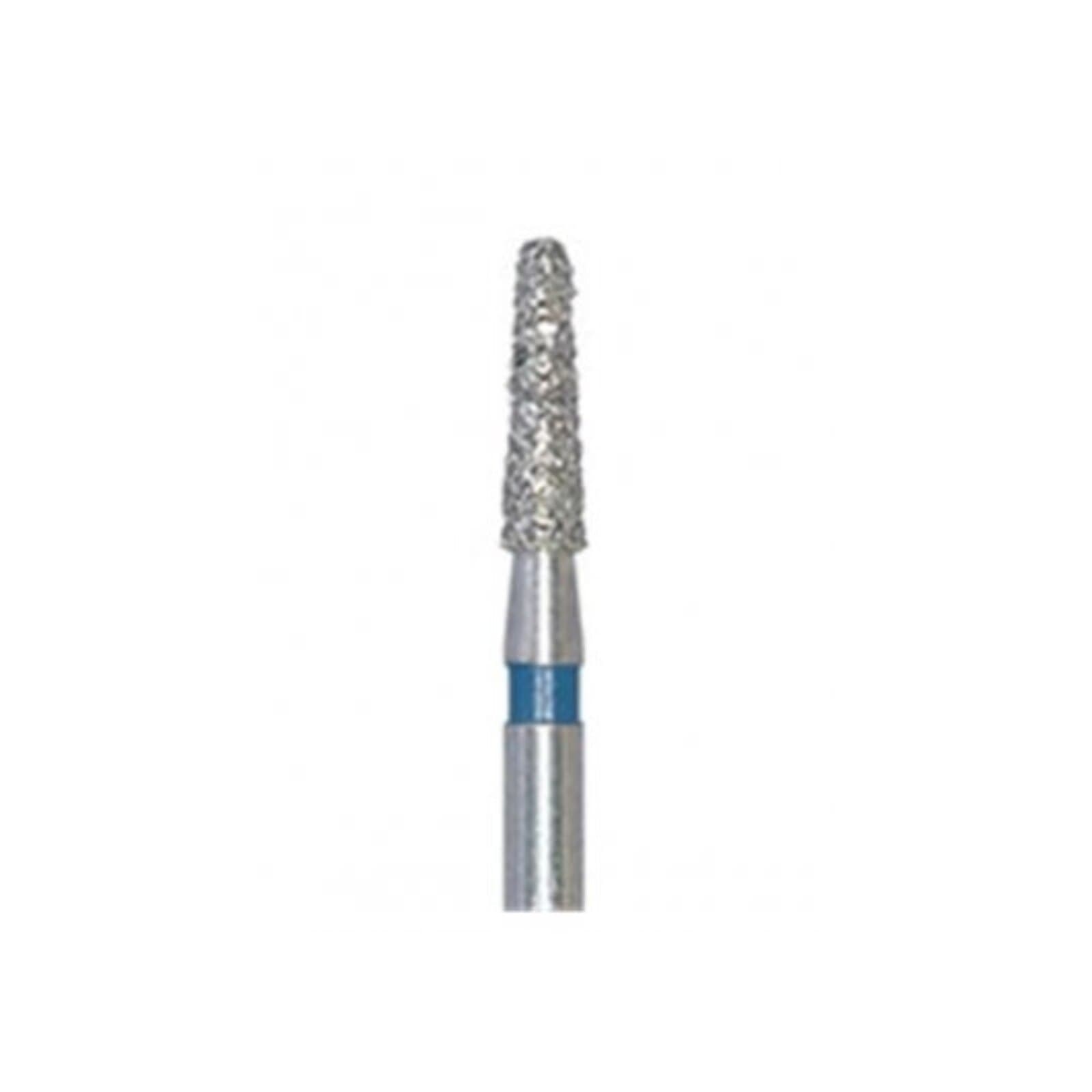 Meisinger 849-018-FG Multi-Use Diamond Bur, Round End Tapered, Medium Grit (Blue), 1.8 mm Head Diameter, 6.0 mm Head Length, Friction Grip, 5/Pack thumbnail 3