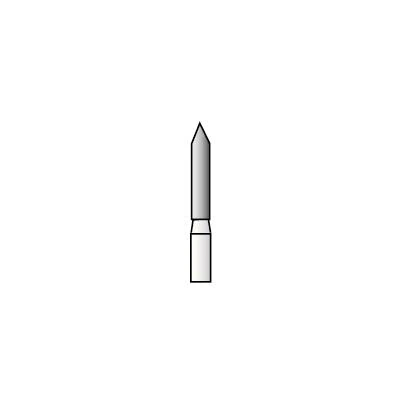 SS White Revelation Diamond Bur #839-016C, Pointed End (Flame), Coarse Grit, Friction Grip, 1.6 mm Head Diameter, 5/Pk - Revelation Diamond 839-016C 5/Pk - Image 1