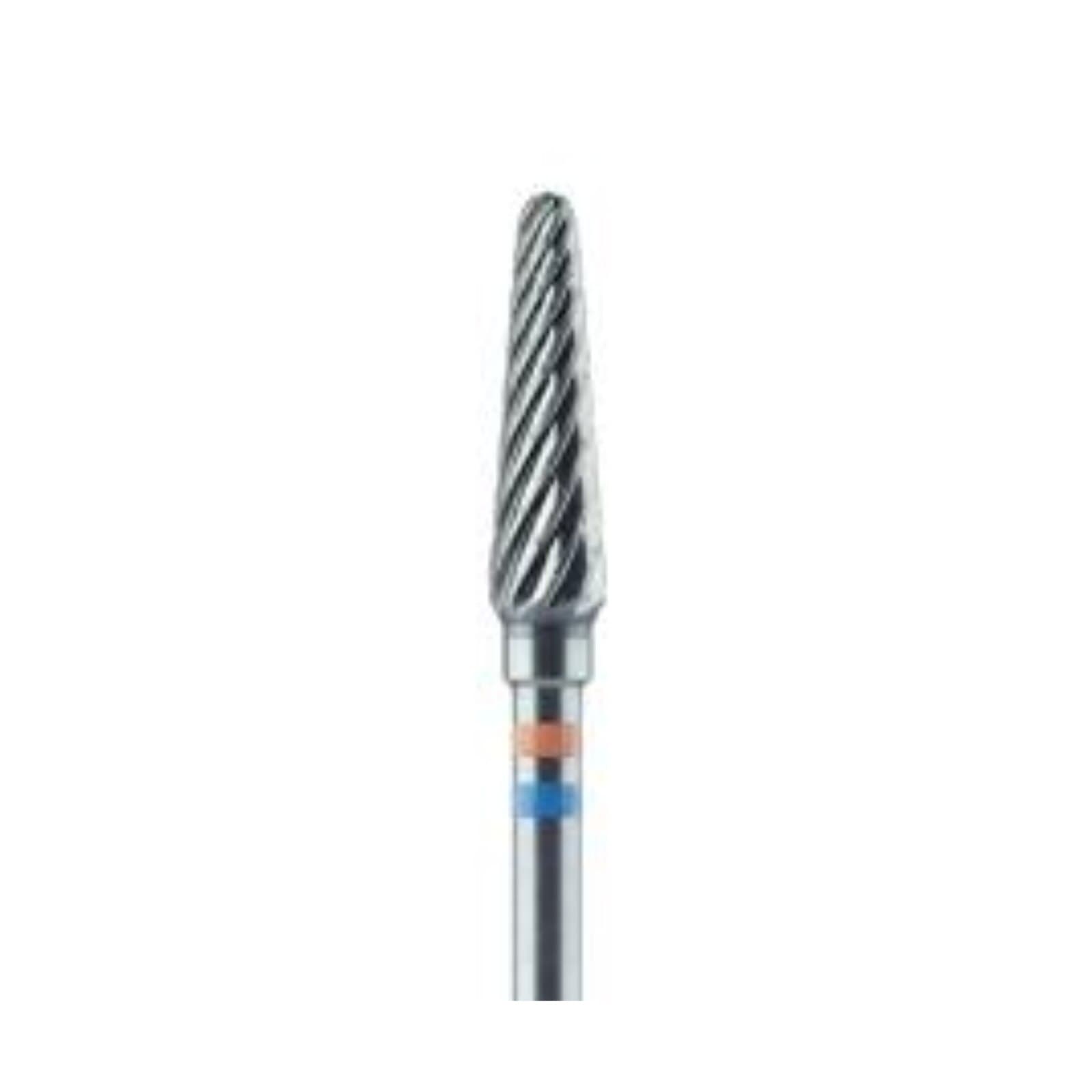 Meisinger Lab Carbide Cutters, Tapered Round End, Cross Cut Fine, HP Handpiece, 4.0mm Diameter, HM79FF-040 thumbnail 2