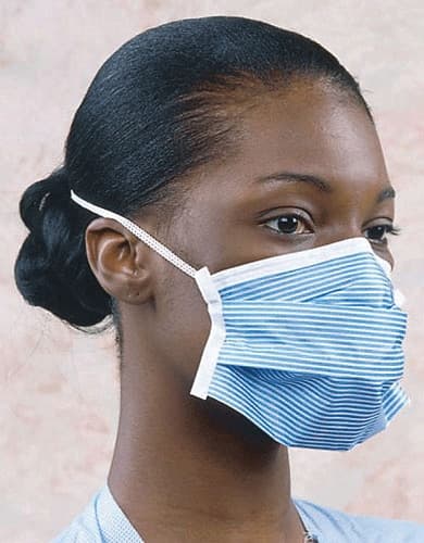 Critical Cover PFL Headband Mask, No Magic Arch, ASTM Level 3, Blue, 50/Box, 108 thumbnail 2