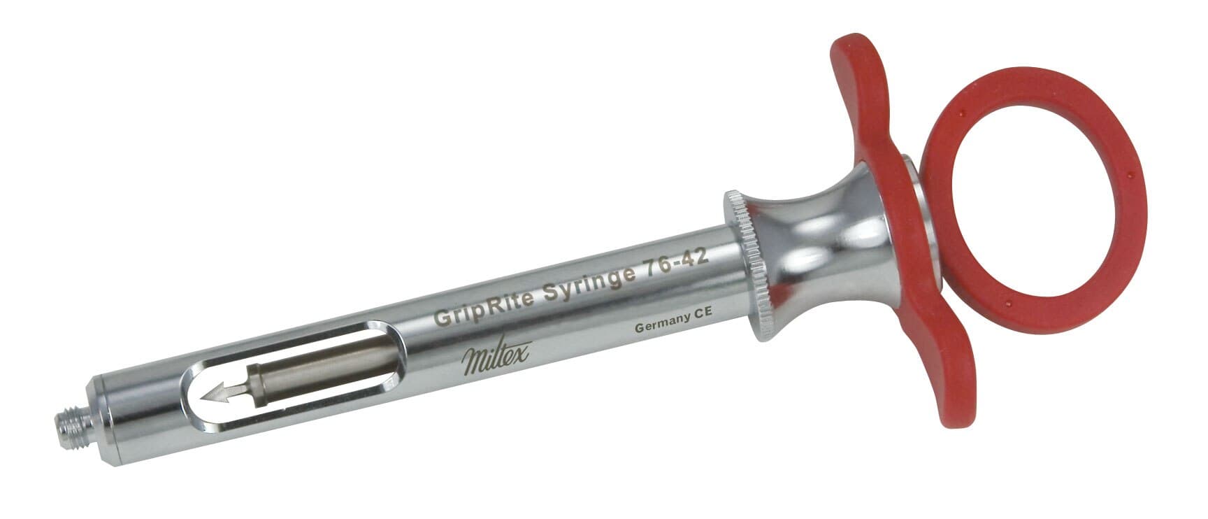 Miltex Aspirating Anesthetic Syringe, Cooke-Waite Type, Petite, 1.8 cc, Red, 1/Pk, 76-42 thumbnail 2