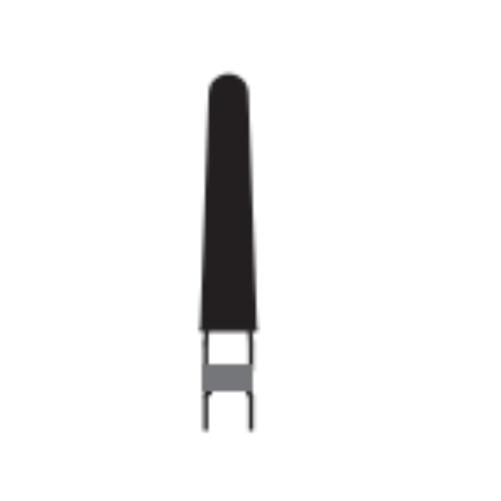 Midwest® Multi-Use Diamond Bur FG #856L-020C, Coarse Grit, Taper Long Round End, 2.0 mm Diameter, 9.0 mm Length, Friction Grip, 5/Pkg thumbnail 2