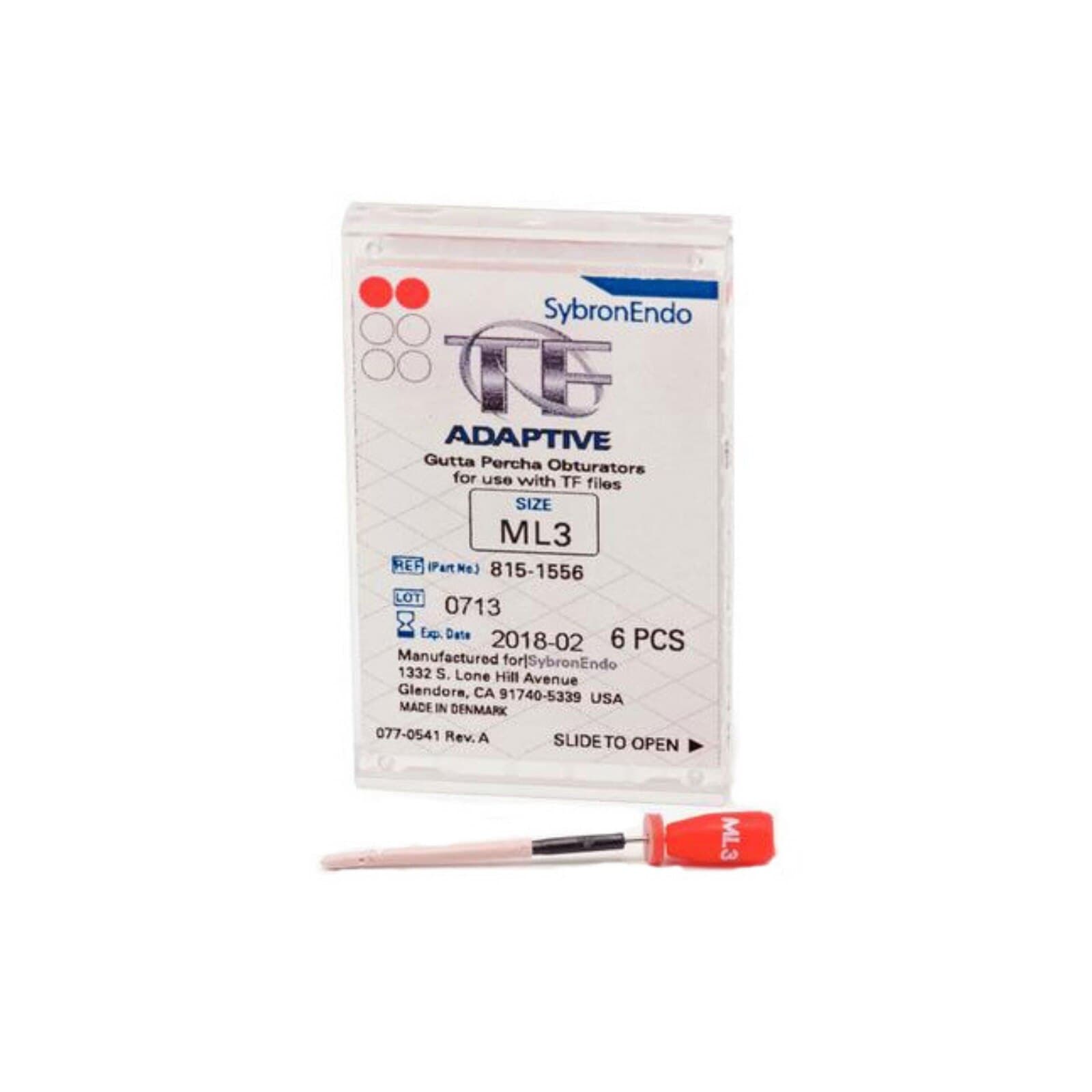 Kerr TF Adaptive Obturator, ML3 Medium/Large, Red, 6/Pk, 815-1556 thumbnail 9