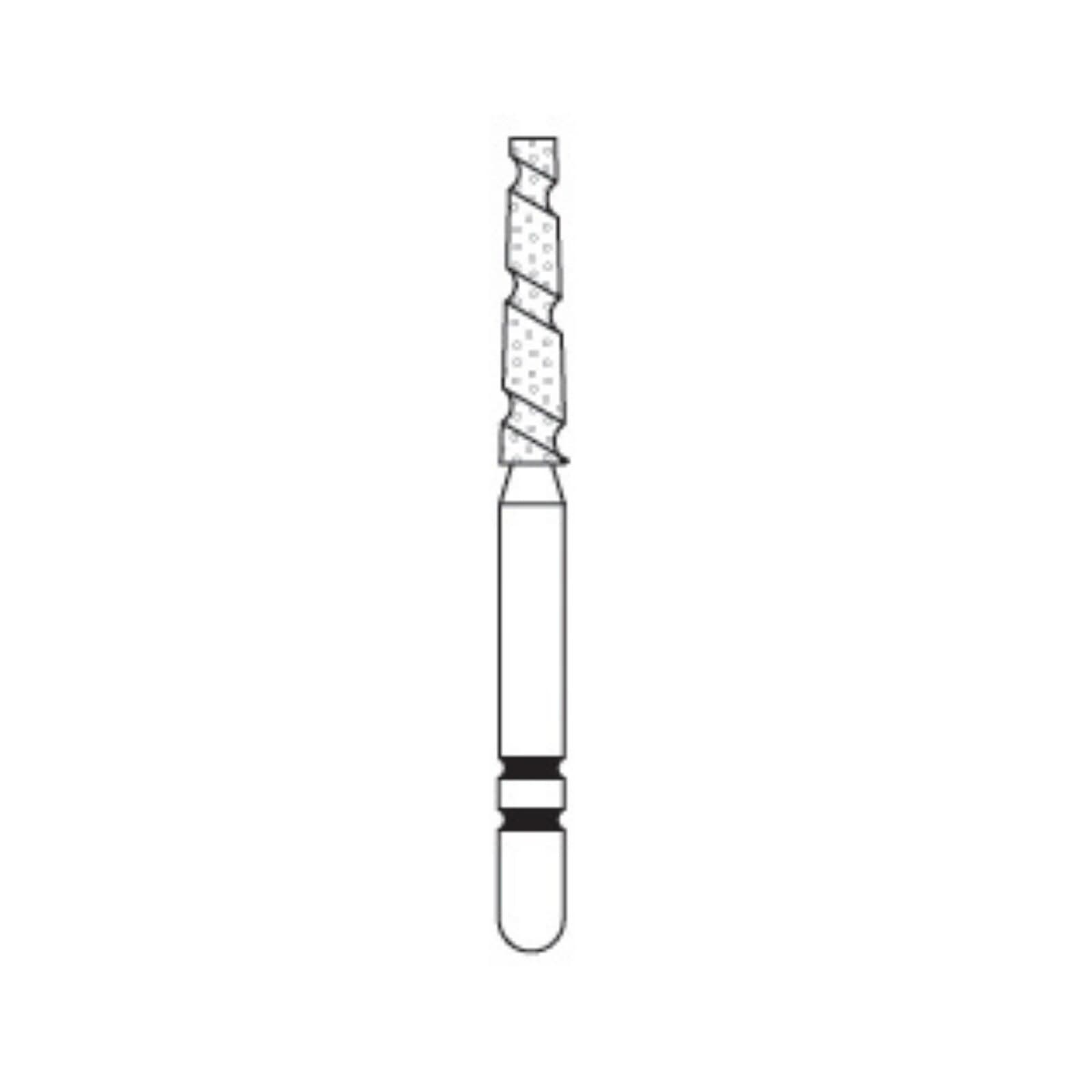 Two Striper TS2000 Diamond Bur, Flat-End Taper, FG, Coarse, #2001.8, 5/Pkg, 2000018 thumbnail 2
