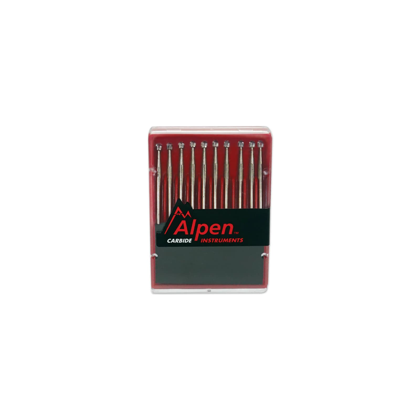 Alpen Carbide Surgical Bur, Friction Grip, Round #1/2, 0.7 mm Head Diameter, Surgical Length, 10/Pk, R5001/2 thumbnail 8