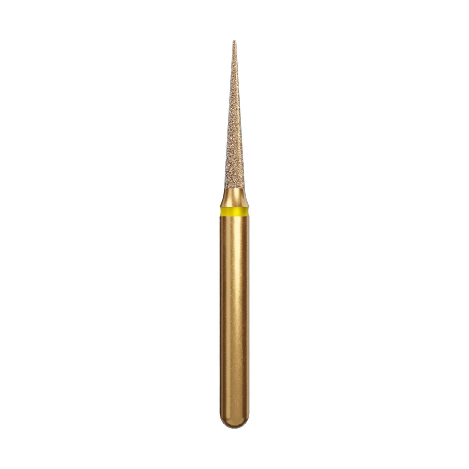 Alpen Multi-Use Diamond Burs, FG, Flame, #858, 1.4 mm, Extra Fine, Yellow, 5-Pk, R858EF014FG thumbnail 2