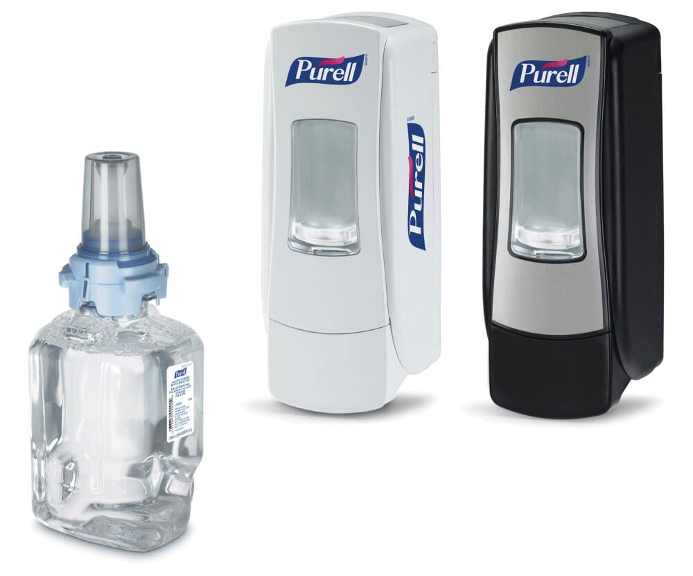 Purell Advanced Green Certified CLEAR Instant Hand Sanitizer Gel, 700 mL Refill for ADX-7 Dispenser, 4/Case, 8703-04 thumbnail 3