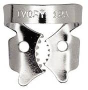 Ivory Stainless-Steel Rubber Dam Clamp #12A, Winged, Serrated Jaws, 1/Pk, 50057348 thumbnail 7