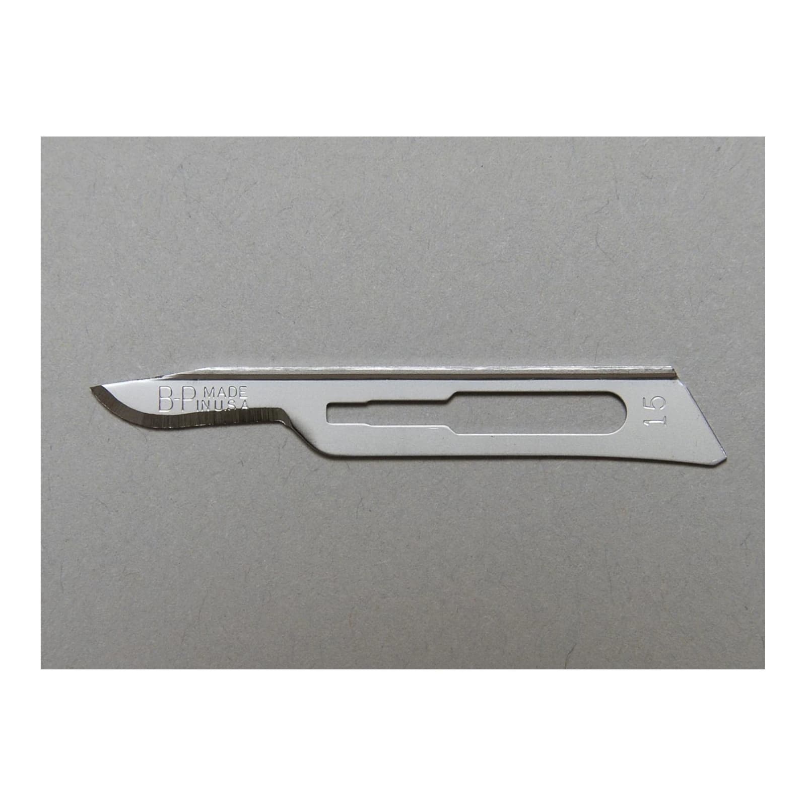 Bard-Parker Carbon Steel Rib-Back Sterile Surgical Blade #15, 50/Box, 371115 thumbnail 2
