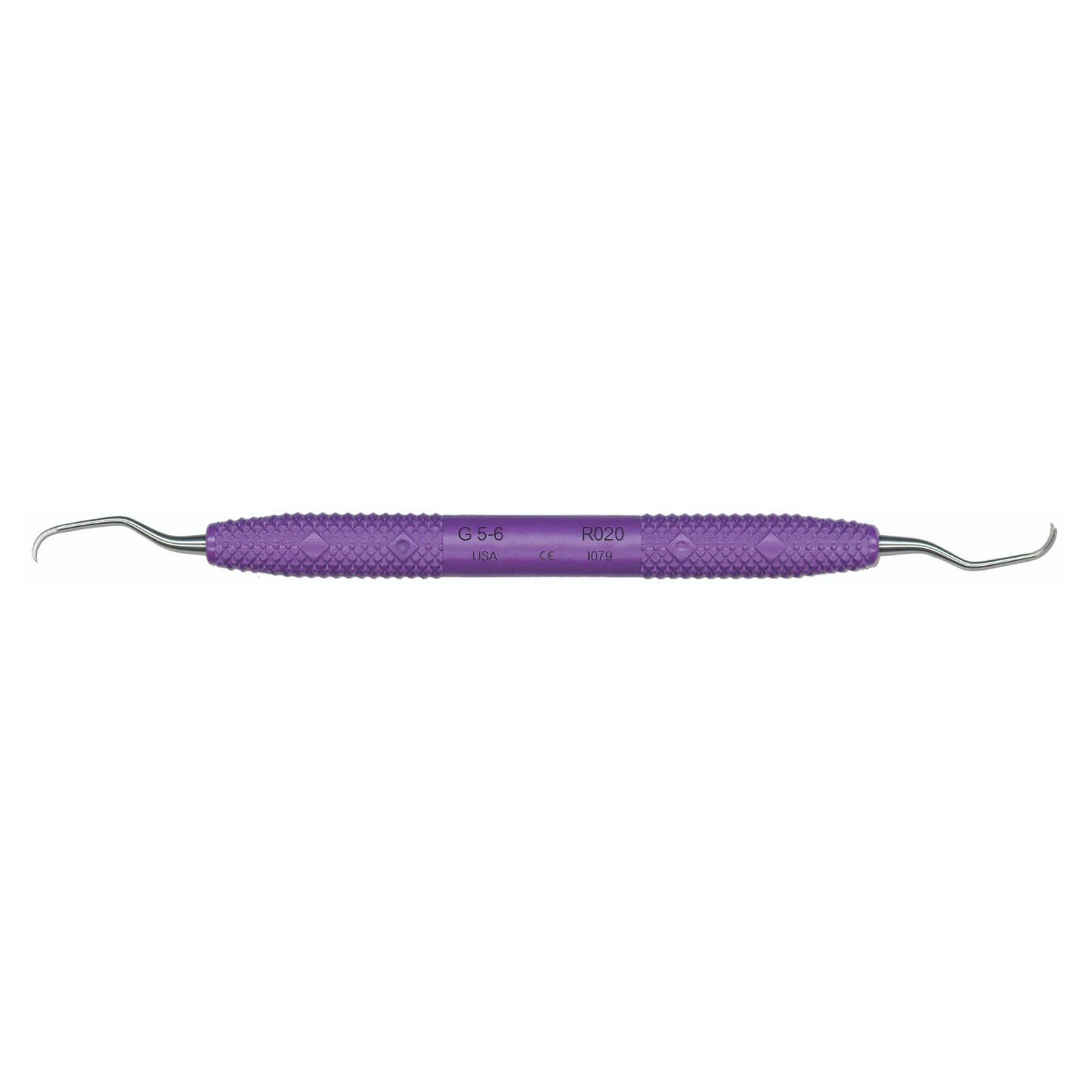 PDT Amazing Gracey 5/6 Curette, Double-Ended, Purple Resin Handle, R020 thumbnail 7