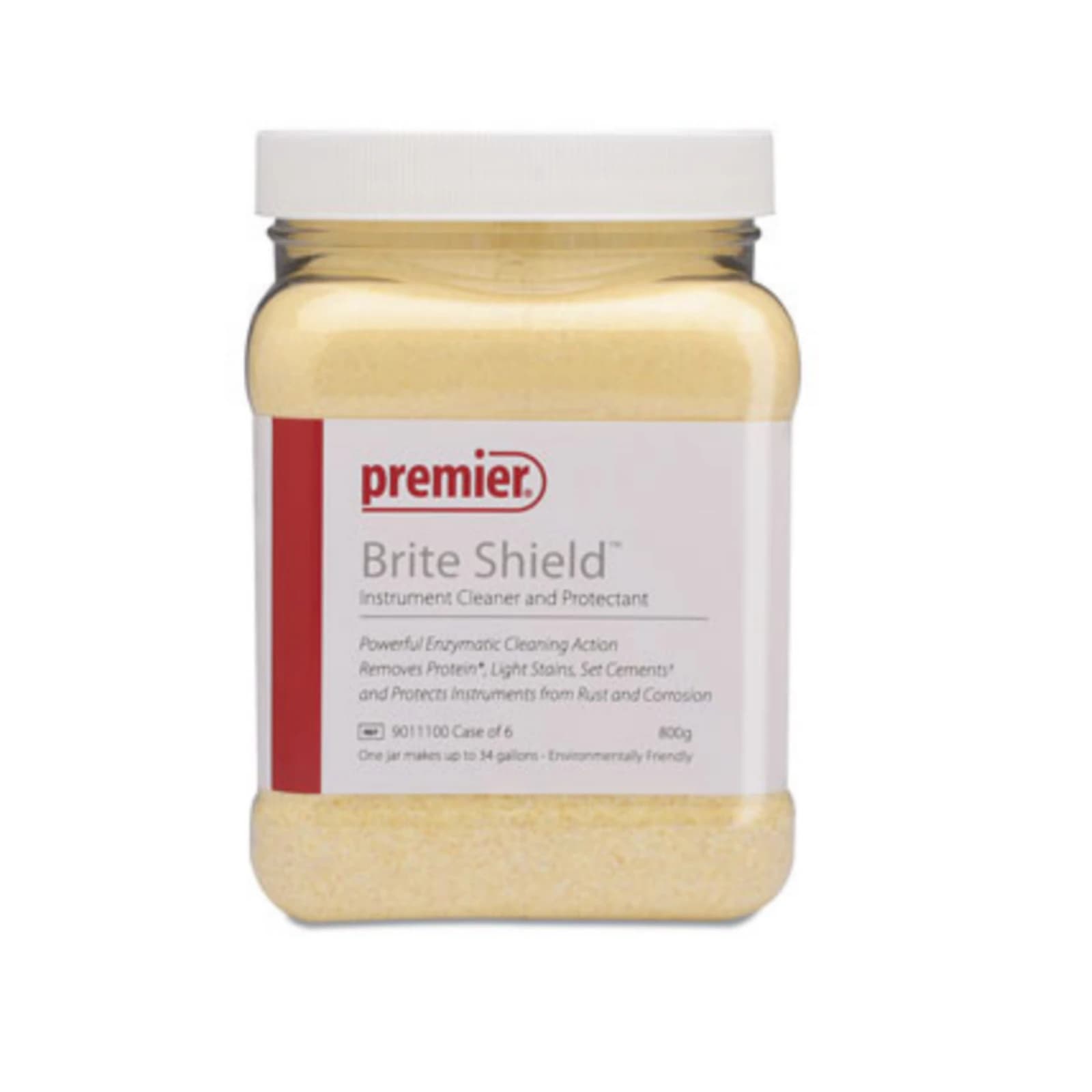 Brite Shield Instrument Cleaner and Protectant, Enzymatic Powder, 800 g Jar with Scoop, 1/Pk, 9011100 thumbnail 10