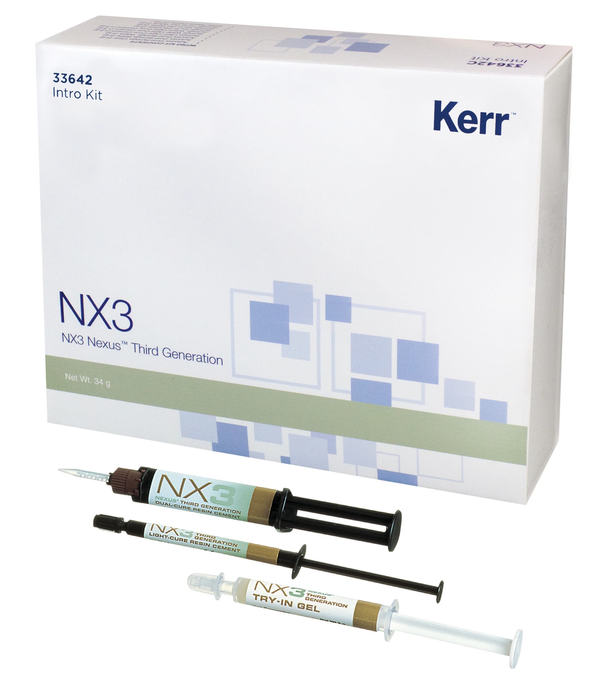 Kerr NX3 Nexus Third Generation Dual-Cure Resin Cement Refill Syringe, Clear, 5 g, #33643 thumbnail 15