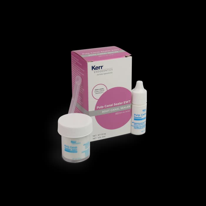 Kerr Pulp Canal Sealer EWT Standard Pack, Zinc Oxide Eugenol, 10.5g Powder + 4ml Liquid - Pulp Canal Sealer EWT Standard Pk - Image 1