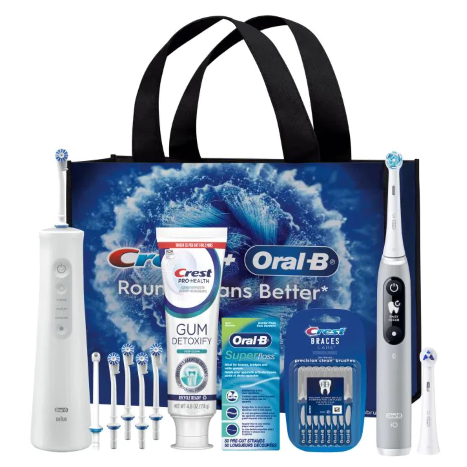 Crest + Oral-B Specialized Care System Electric Rechargeable Bundle with Water Flosser, 3/Case, 80766153 thumbnail 3