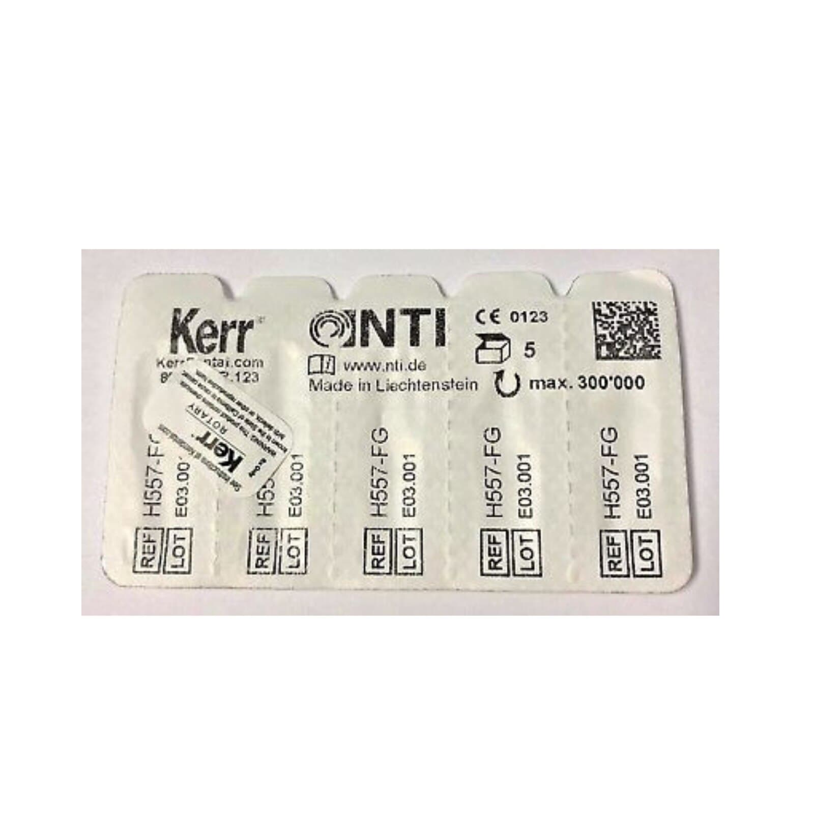 NTI 2-Piece Operative Carbide Bur, RA - Round, #1/4, 0.5 mm Head Diameter, 5/Pkg, H0.25-RA thumbnail 2