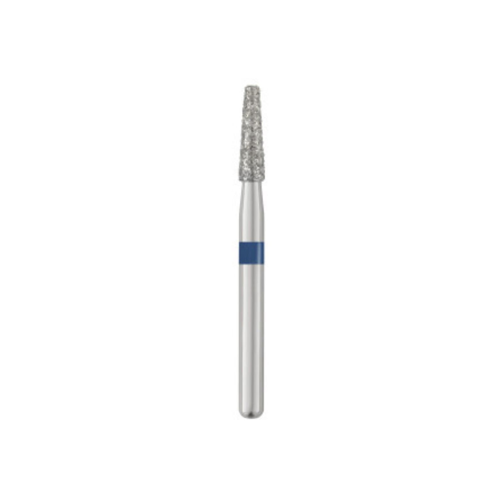 SS White Piranha Single-Use Diamond Bur, FG, Medium Grit, Flat End Taper, #846-018M, 25/Pk thumbnail 2