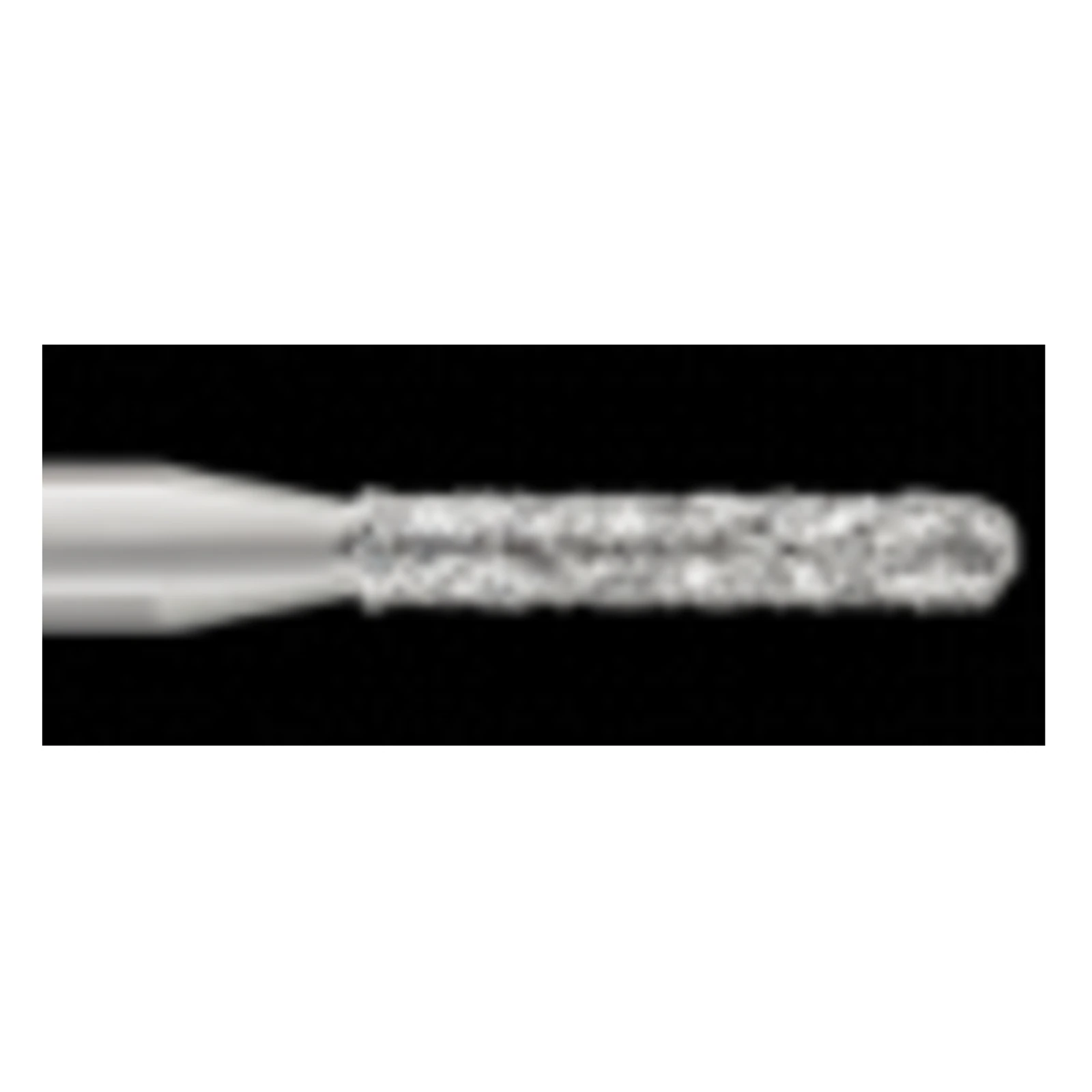 SS White Piranha Diamond Bur 880-012M, FG, Medium Grit, Round End Cylinder, Single-Use, 25/Pk - Piranha Diamond 880-012M 25/Pk - Image 1