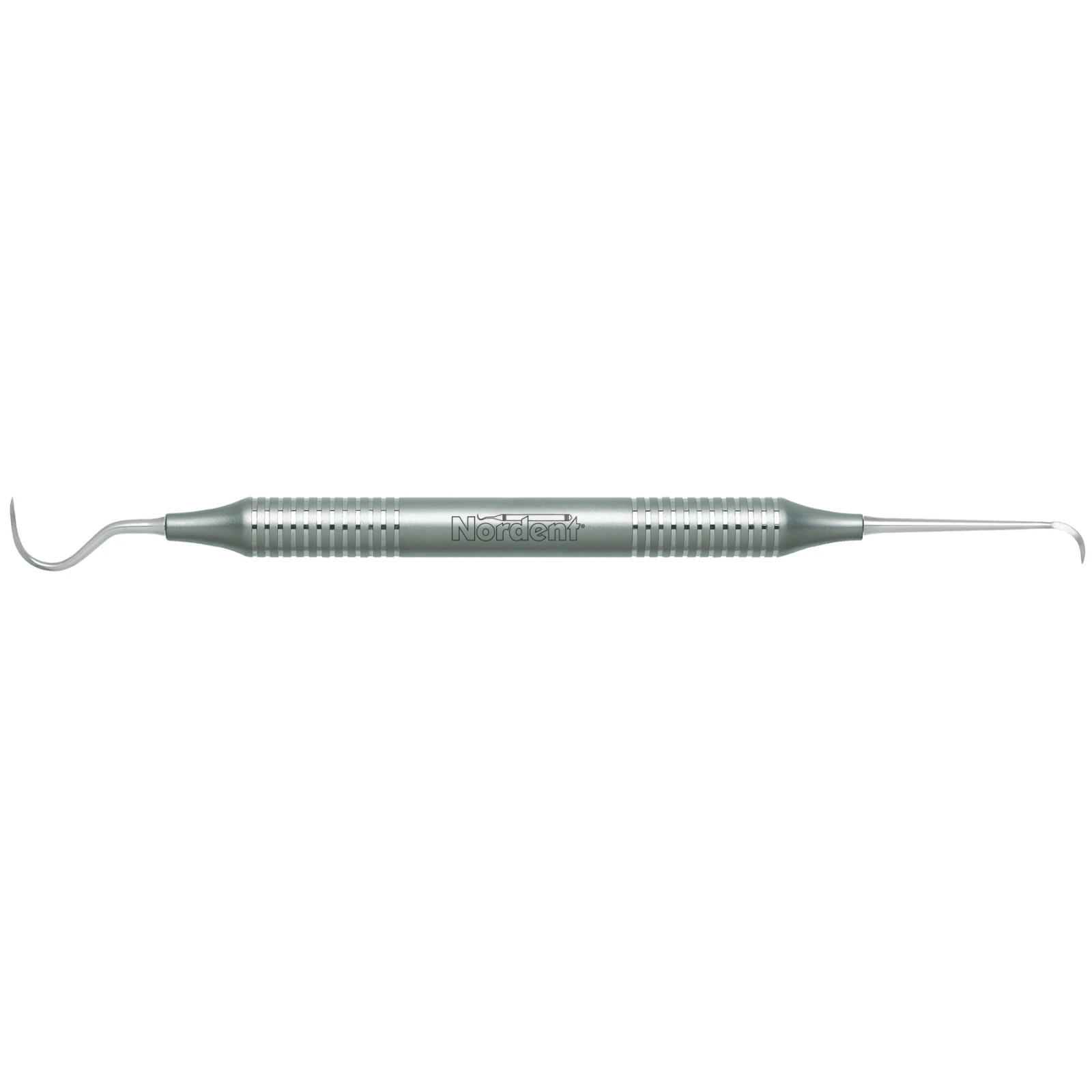Nordent Classic Scaler DE Anterior Sickle Towner #U15-Whiteside W2, DuraLite® Round Handle, Double-Ended - Classic Scaler DE Anterior Sickle Towner #U15-Whiteside W2 DuraLite® Round Handle - Image 1