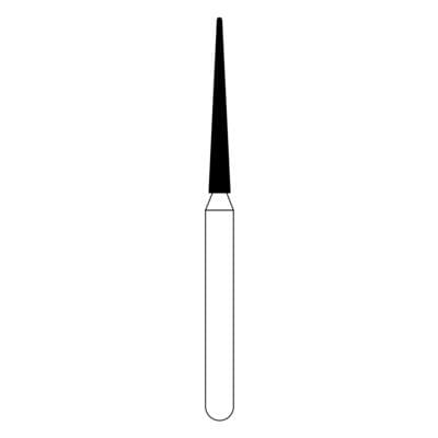 NTI Diamond Burs, FG, Taper Round End, # M850, 1.2 mm, Medium, Gray, 5/Pk, M850-012 thumbnail 3