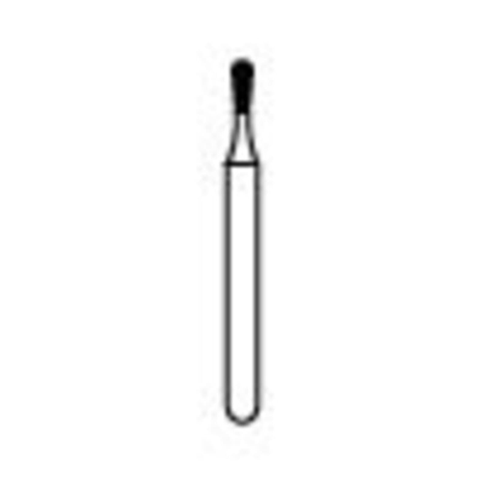 NTI Diamond Bur, FG, Pear, # C830, 1.0 mm, Coarse, Green, 5/Pk, C830-010 thumbnail 3
