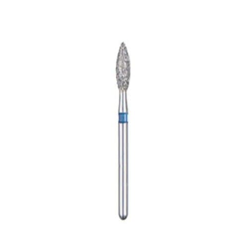 BluWhite Diamond™ Bur FG630XC, Friction Grip, Football Shape, Extra Coarse, Black Ring, Occlusal, 2.3 mm Diameter, 5.2 mm Length, 5/Pkg - BluWhite Diamond™ Burs – FG, Football, 5/Pkg - Extra Coarse, Black, Occlusal, # 630XC, 2.3 mm Diameter, 5.2 mm Length - Image 1