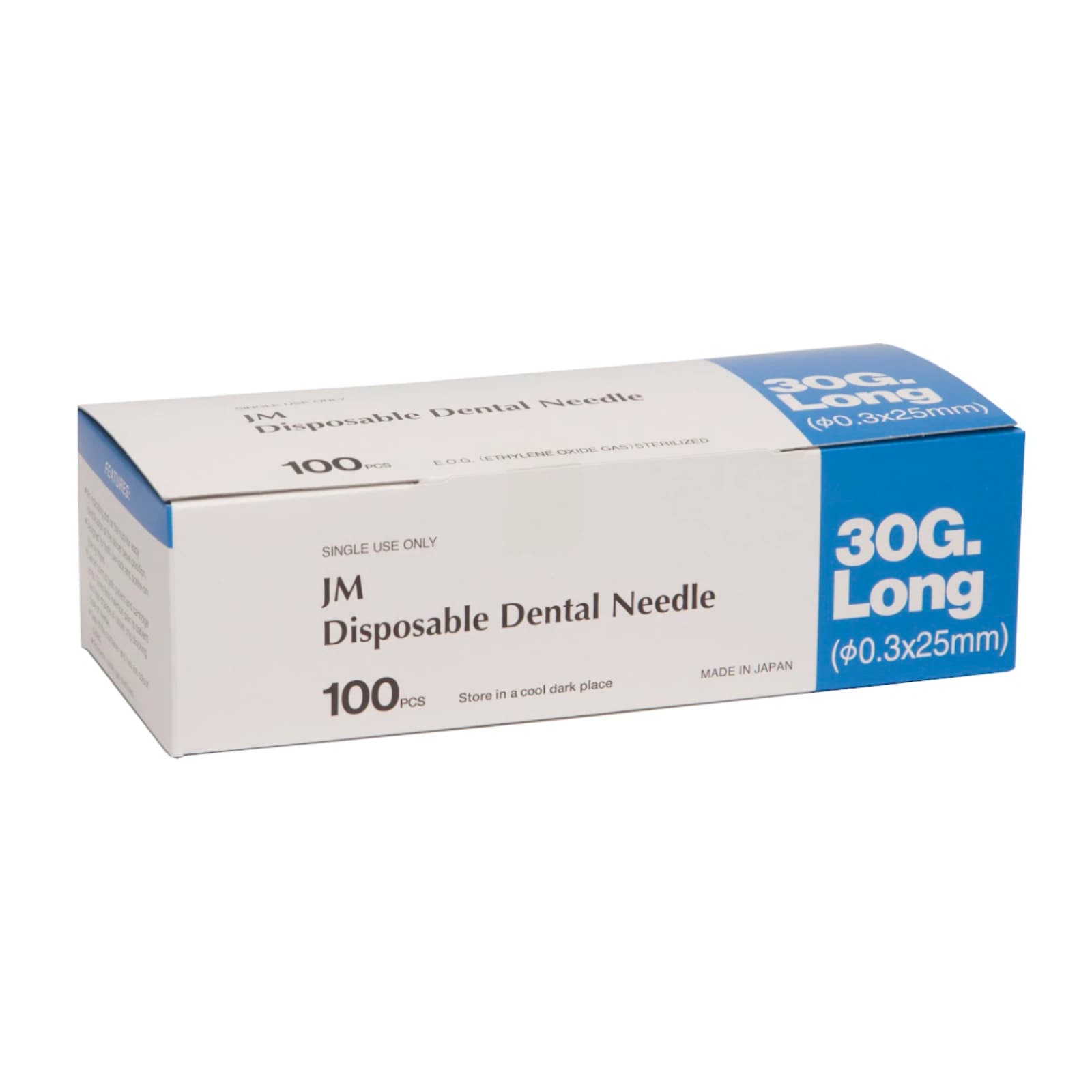 J. Morita Disposable Dental Needle, Plastic Hub, 30 Gauge Long (25mm), Blue, 100/Box, 20-30GL thumbnail 14