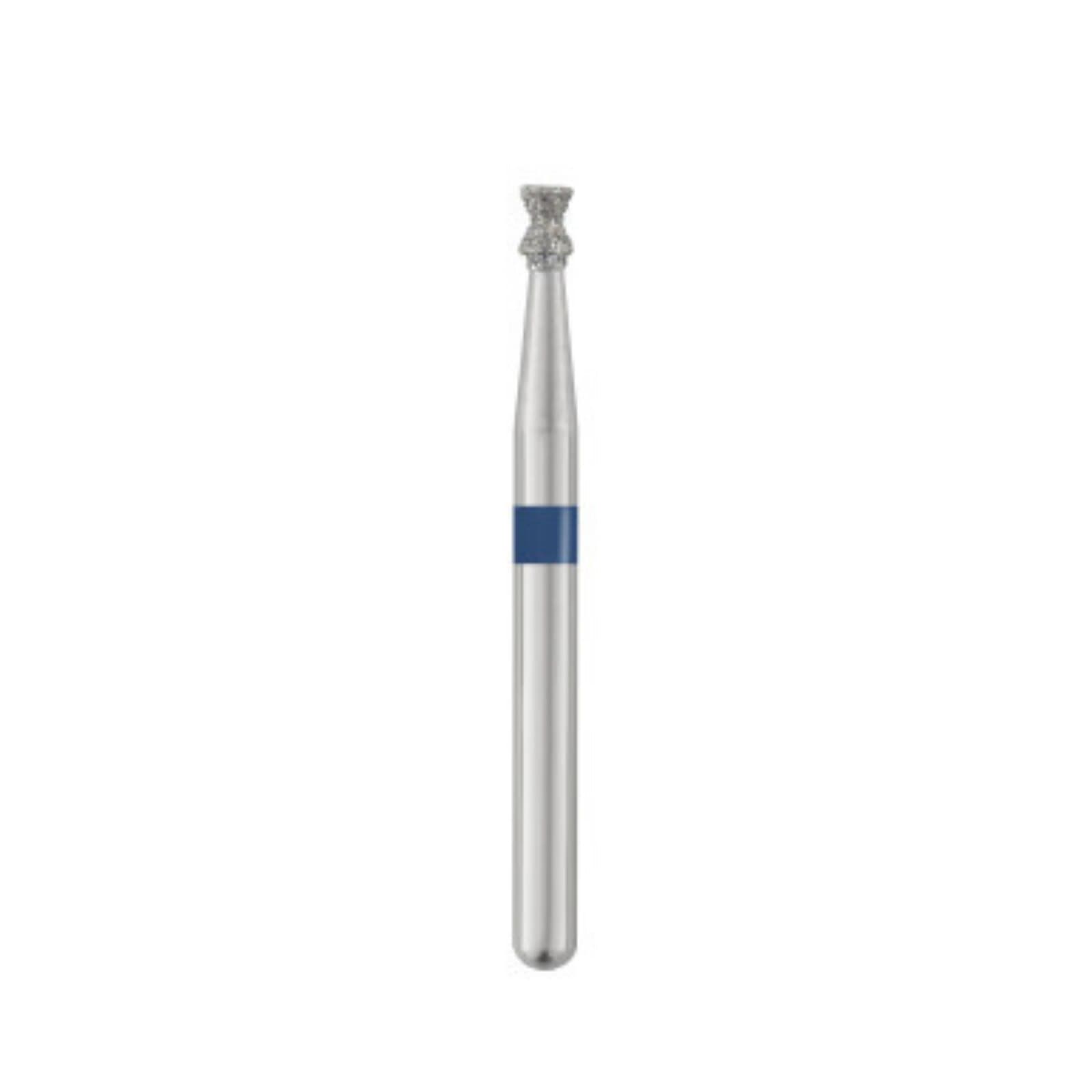 Piranha® Single Patient Use Diamond Bur, Double Inverted Cone FG, Medium Grit, #813-014M, 1.4 mm Diameter, 25/Pkg thumbnail 2
