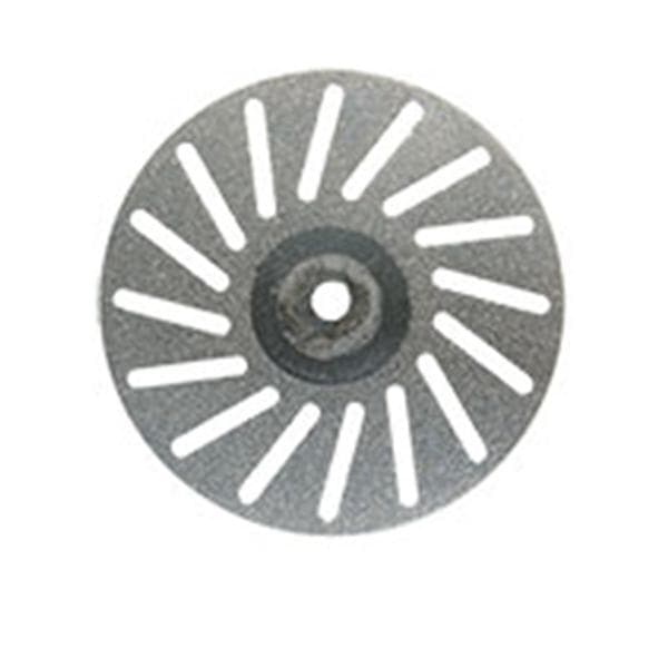 Meisinger 947DF-220-UNM Double Sided Perforated Diamond Disc, Fine Grit, 22mm, Unmounted, 1/Pk thumbnail 2