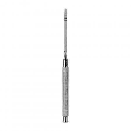 Hu-Friedy Osteotome 4mm Straight with #524 Round Handle, 7-10-13-15-18mm Markings thumbnail 2