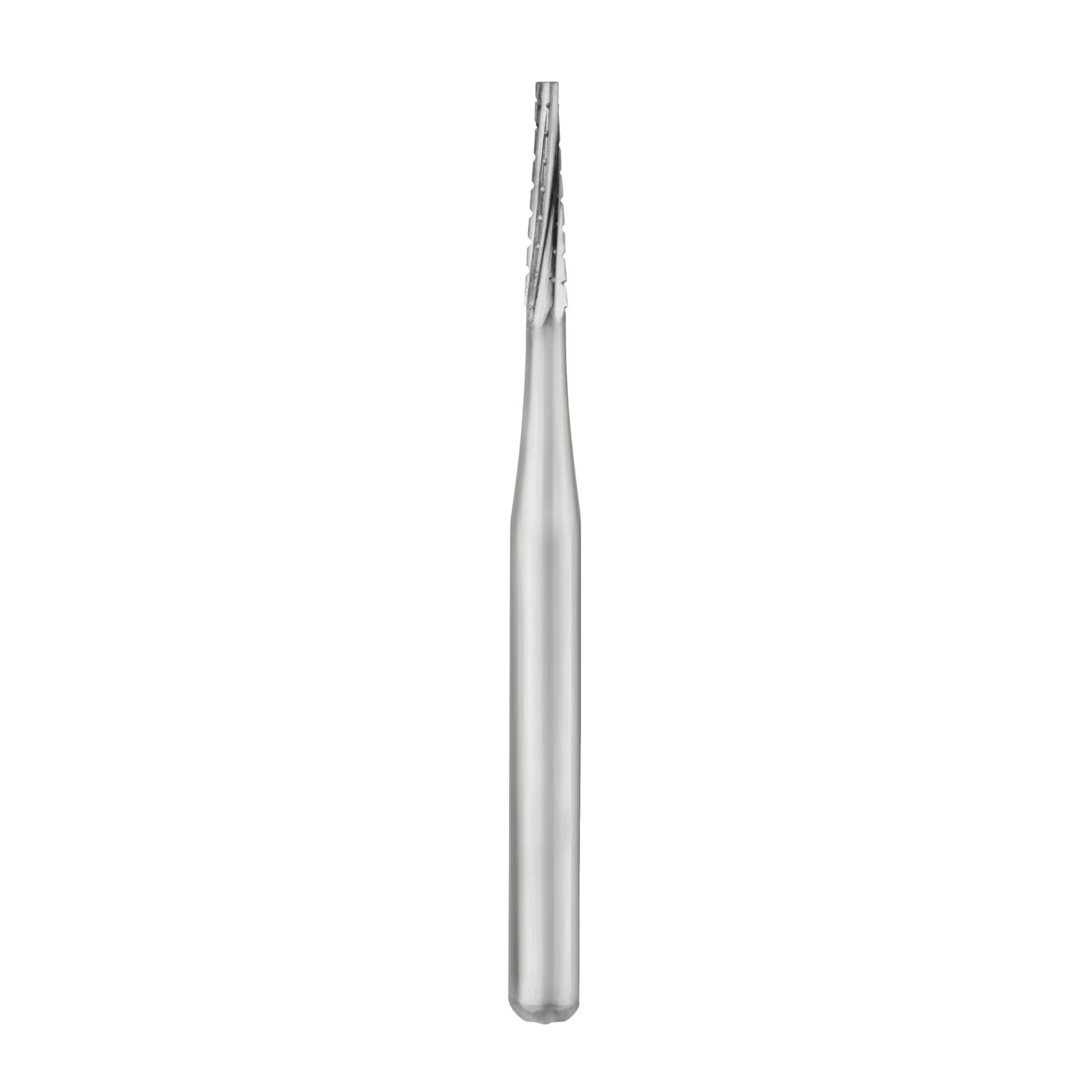 SS White FG #700L Tapered Fissure Flat End Cross-Cut Carbide Bur, Friction Grip, 1.0 mm Diameter, 5.0 mm Length, 10/Pkg thumbnail 2