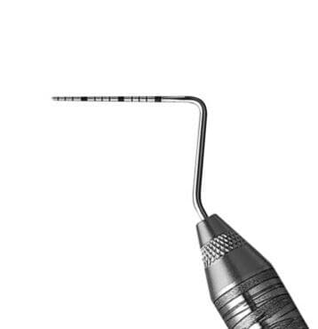 Hu-Friedy Qulix Color-Coded Periodontal Probe, Single-End, WHO (3.5-5.5-8.5-11.5), #6 Satin Steel Handle, PCP11.5B6 thumbnail 6
