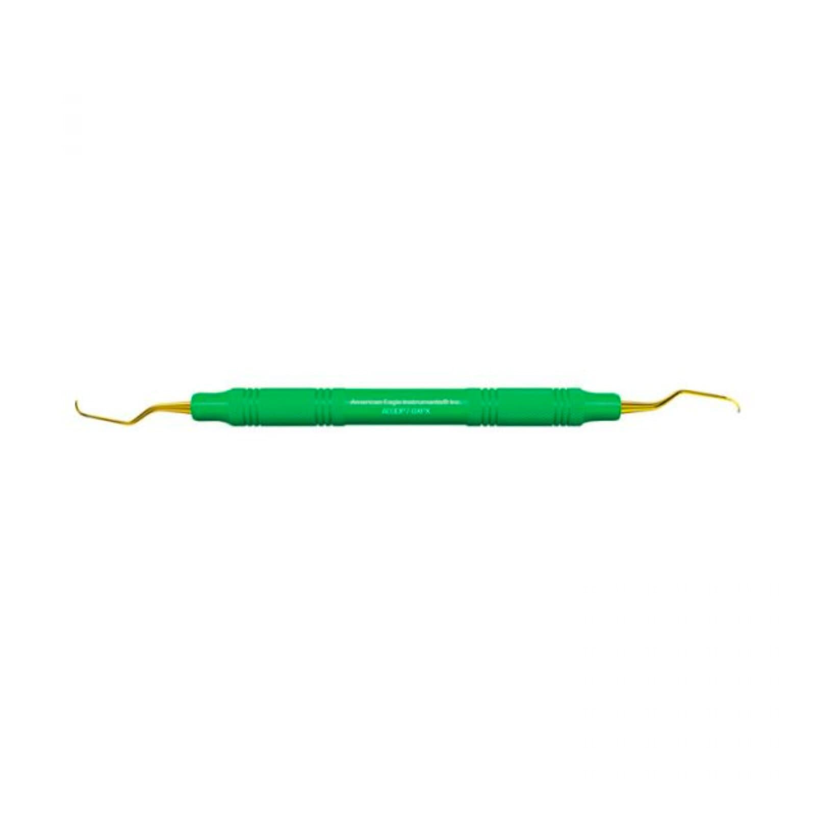 American Eagle Gracey +3 Deep Pocket 7-8 XP with 3/8" Green Handle, Single Instrument, AEGDP7-8XPX thumbnail 2