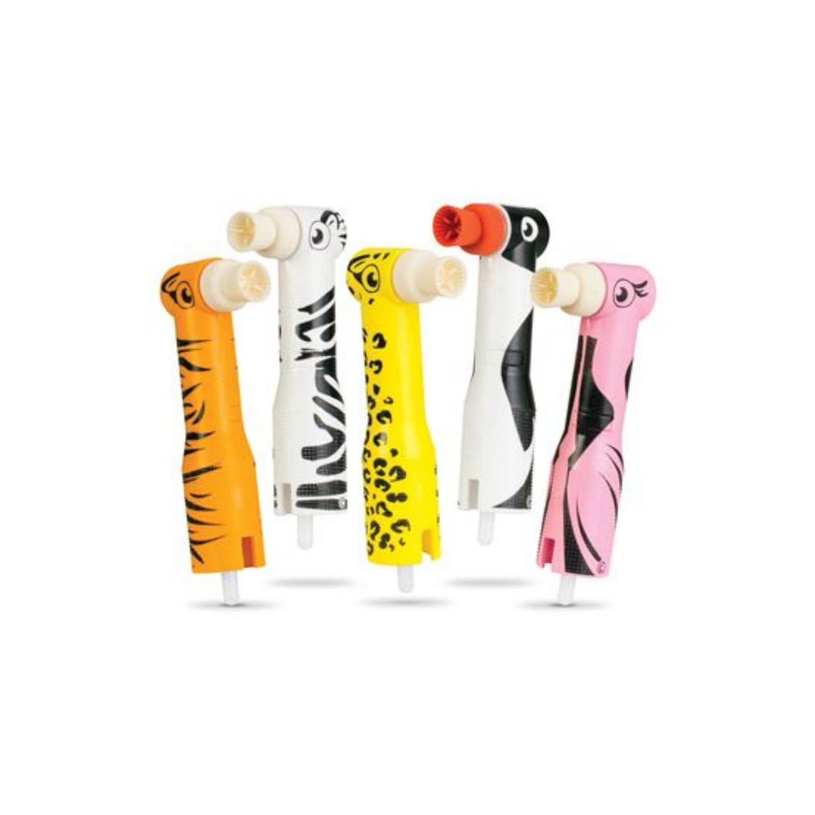 Zooby Disposable Prophy Angles, Latex-Free, Assorted Animal Designs, Soft Web Cup, 90°, 100/Box, 575010 thumbnail 8
