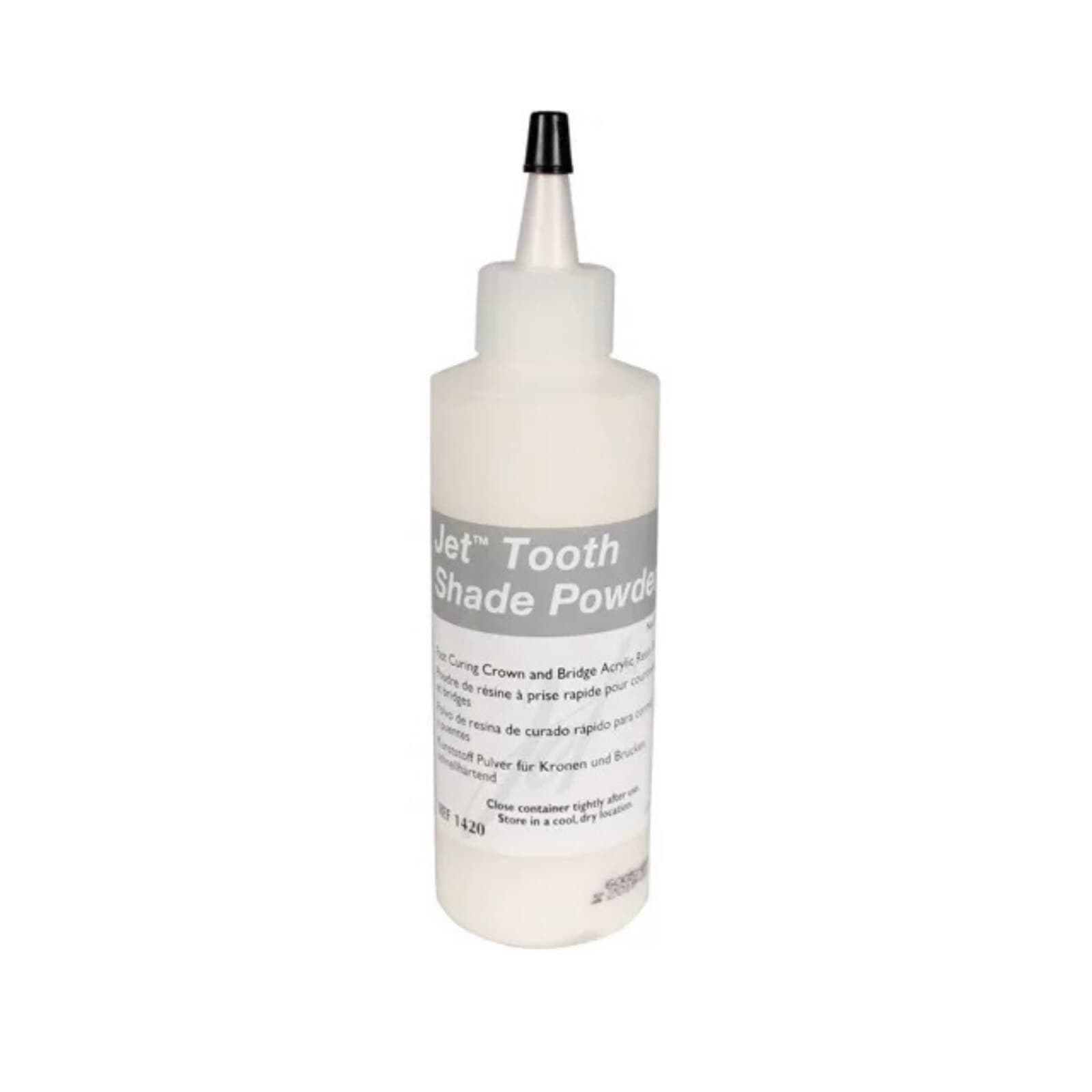 Jet Tooth Shade Acrylic Powder, Light Incisal, 4oz, Self-Cure - Jet Tooth Shade Acrylic Powder LI 4oz - Image 1