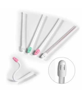 Crosstex Comfort Plus Premium Saliva Ejectors, White/Pink, Bubblegum Scented, 100/Bag, ZWPCPBG thumbnail 9