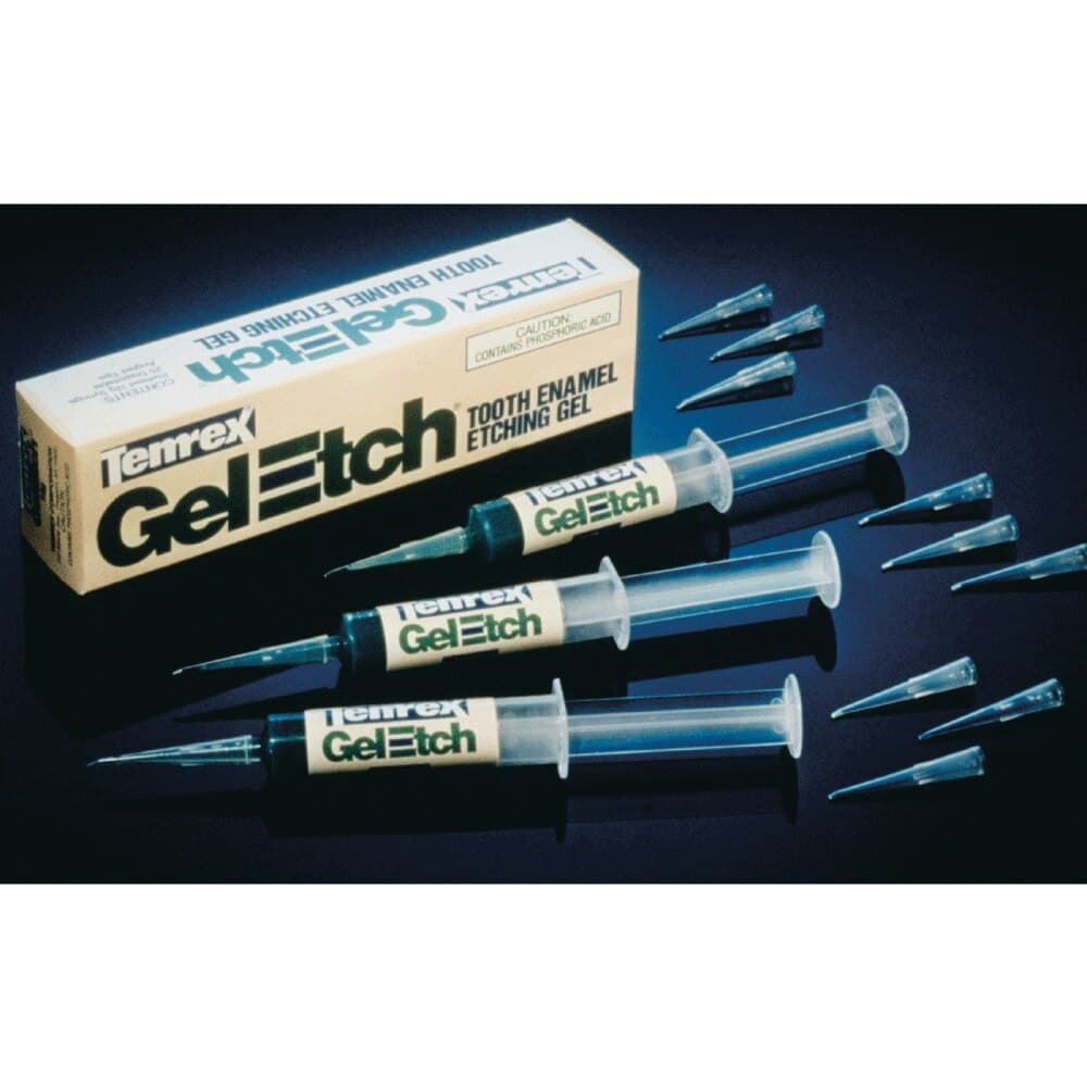 Gel-Etch Enamel Etching Gel Empty Syringes, 3 cc, 5/Pk, Temrex 6585 thumbnail 6