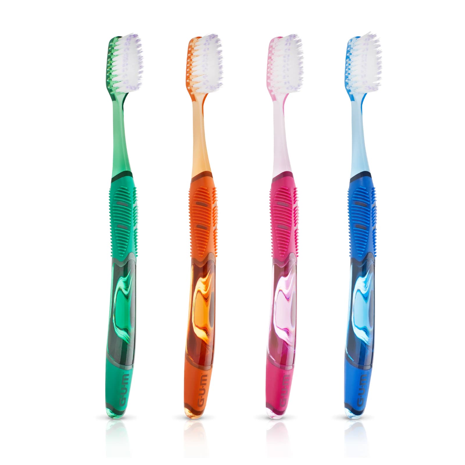 GUM Technique Deep Clean Toothbrush, Full Head, Soft, Imprintable, Assorted Colors, 12/Pkg thumbnail 2
