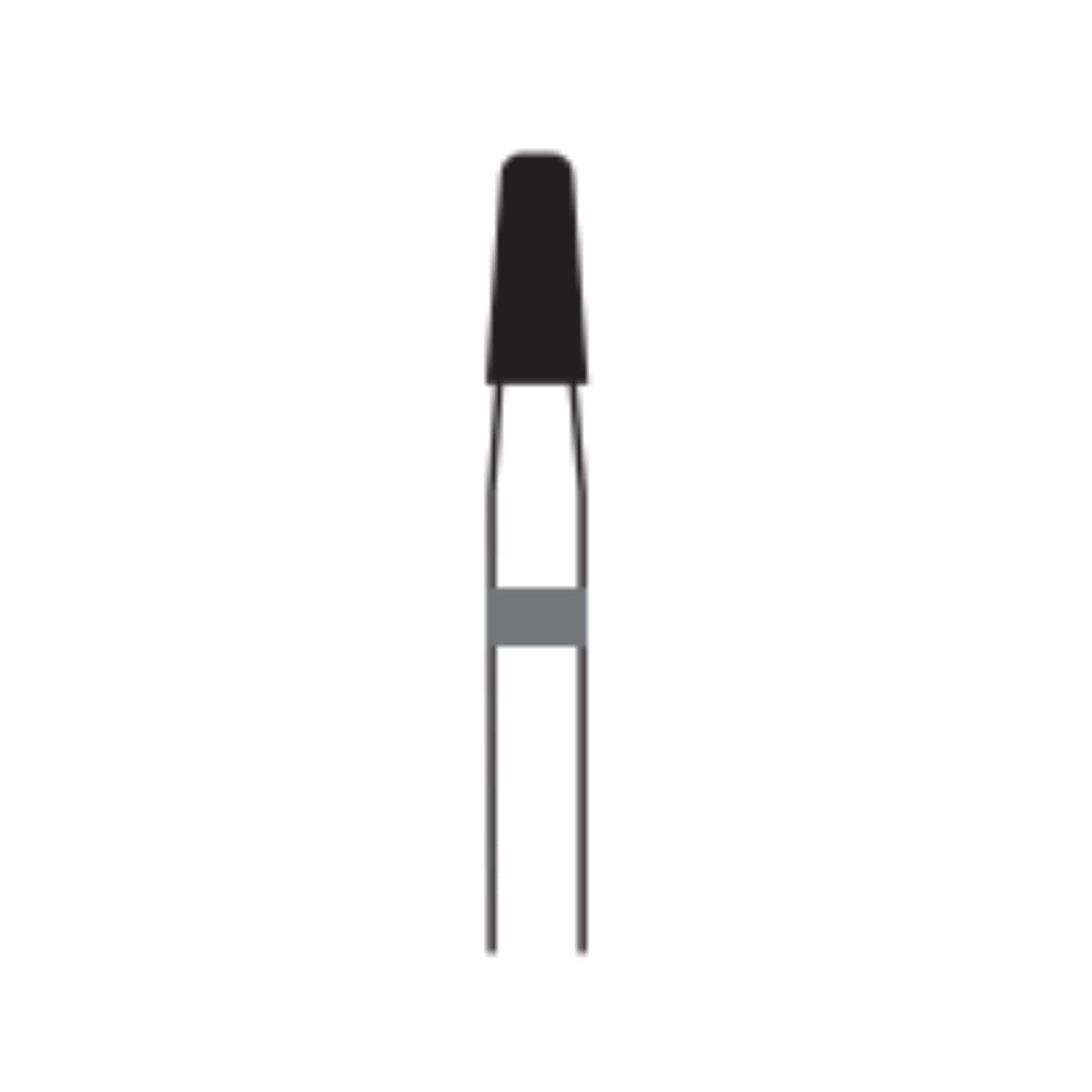 Midwest Once Single Use Diamond Bur – FG, Super Coarse, Taper Modified Flat End, #845KR-018, 1.8 mm Diameter, 4.0 mm Length, 25/Pkg thumbnail 8